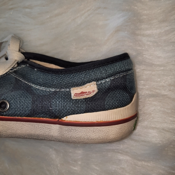 "Simple" hemp pokadot navy sneakers - Picture 7 of 13